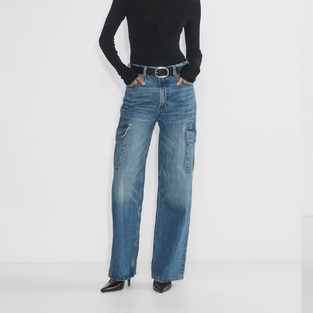 The Farrah Hi-rise Cargo Jean